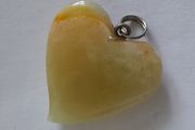 Pendant - Charm - Onyx - Heart
