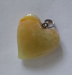 Pendant - Charm - Onyx - Heart