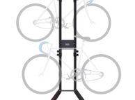 main image for ad 4 Bike Storage Rack, Free Standing Gravity Wall Vertical Bike Rack, Fully Adjustable Bike Rack Garage, Sturdy Steel &amp; Easy Assemble, for Garage, Living Room, Shed, Holds Up to 260 lbs Black