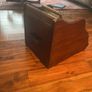 Antique Edwardian coal turf scuttle - fireside box Image 3