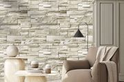 NEW SALE | Stone Brick Wallpaper Peel and Stick 3D Effect Blocks Vintage Brick Faux Textured Self-Adhesive Wallpaper Kitchen Cabinets Backsplash Fireplace Laundry