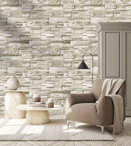 NEW SALE | Stone Brick Wallpaper Peel and Stick 3D Effect Blocks Vintage Brick Faux Textured Self-Adhesive Wallpaper Kitchen Cabinets Backsplash Fireplace Laundry