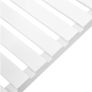 Bathroom shelf with 5 levels bathroom shelf with 5 levels, made of bamboo, kitchen shelf, 9-step height adjustable, multifunctional shelf, in the living room, hallway, 60 x 26 x 130 cm, white Image 3