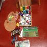 Easel, paints and markers bundle Image 5