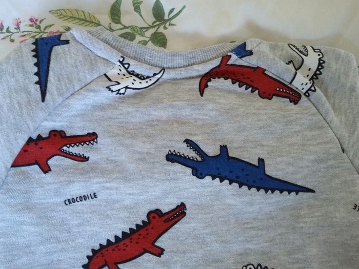 Primark Baby Jumper With Crocodiles  12-18 months