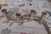 Solid 4 piece Candleabra/Holder
