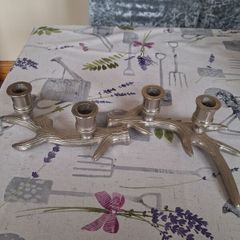Solid 4 piece Candleabra/Holder