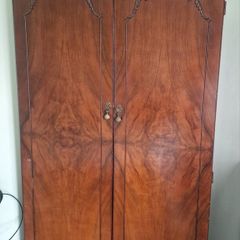 Vintage Ornate 2 Door Wardrobe