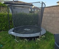 Trampoline and small Bouncy Castle