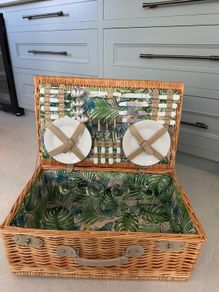 Beautiful picnic basket