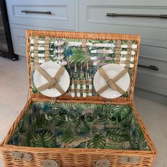 Beautiful picnic basket