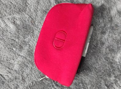 Dior travel cosmetics pouch bag