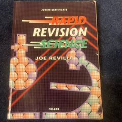 Vintage Junior Cert Rapid Revision Science by Joe Reville.