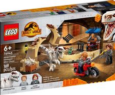 Lego Jurrasic World 76945: Atrociraptor Bike Chase (2022) 100% Complete W/BOX