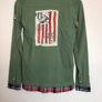 Boys Green top with mock shirt attached age 12 BNWTS Image 2