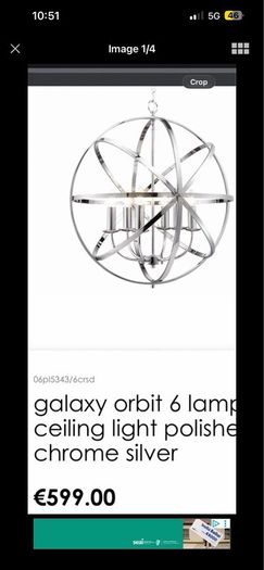 Orbit light fitting
