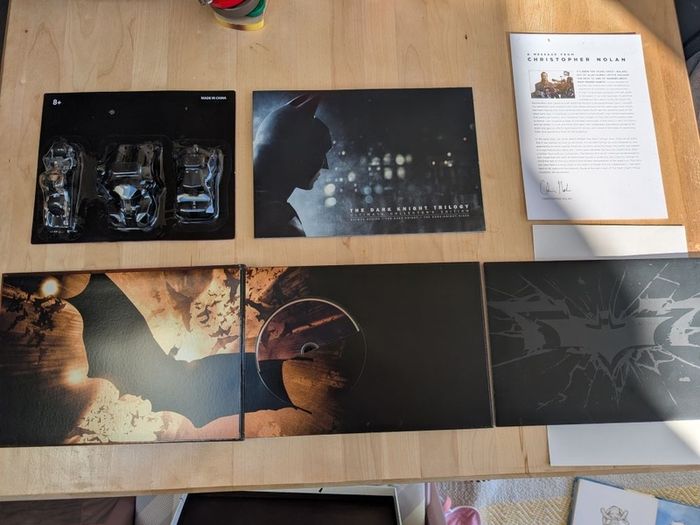 The Dark Knight Trilogy Ultimate Collector's Edition Blu-Ray - Brand New Contents (With Vehicles)