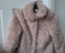 Girls fake fur coat