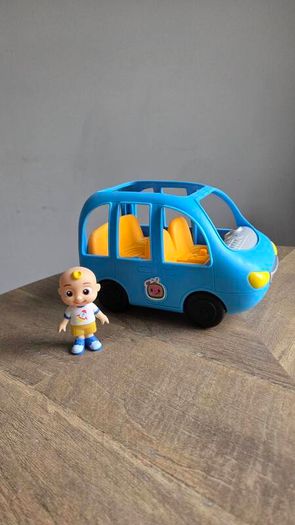 CoComelon musical Bus and Car, with JJ figures. In very good condition.