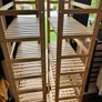 2 Bamboo shelving units - 6 Tier perfect condition Image 7
