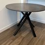 Dining Table Black Marble Effect Image 4
