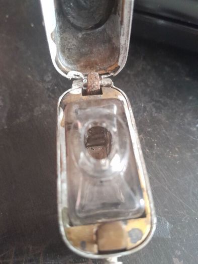 old traveling inkwell