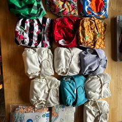 14 reusable nappies