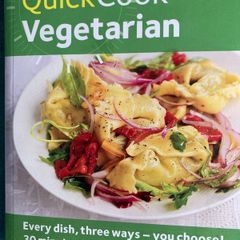 Quick Cook Vegetarian Book.