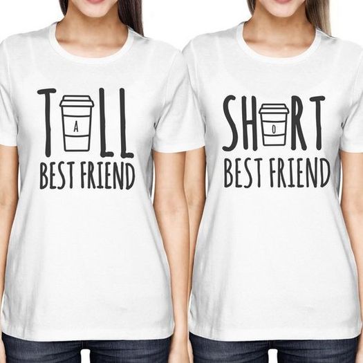 Besties Couple T-shirts  Tops Tees For Valentines Day Gift Present