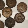 Great Britain 1/4d Farthing Lot 1886 1934 1926 1939 1943 1944 1945 1947 1951 1952x2 Image 4