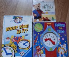 Telling the Time- Books and Board Game