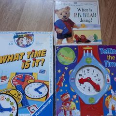 Telling the Time- Books and Board Game
