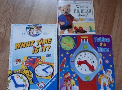 Telling the Time- Books and Board Game