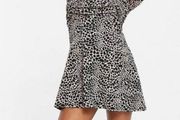 Topshop Leopard Print Dress