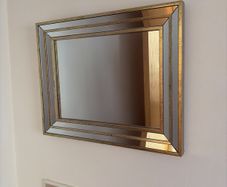 Mirror - Gold/Brassy colour trim