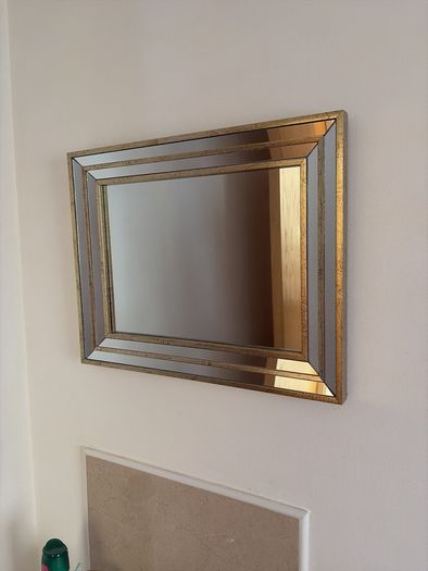 Mirror - Gold/Brassy colour trim