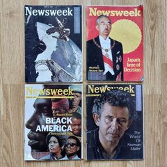 Vintage Newsweek Magazines 1965 to 1971 4 Issues