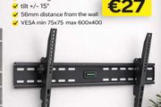 TV Wall Mount Bracket Tilt 32" - 75" TV