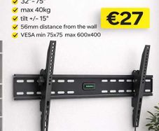 TV Wall Mount Bracket Tilt 32" - 75" TV