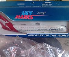 Diecast airplane model sky marks .. Qantas