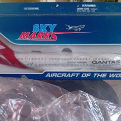 Diecast airplane model sky marks .. Qantas