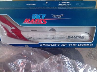 Diecast airplane model sky marks .. Qantas