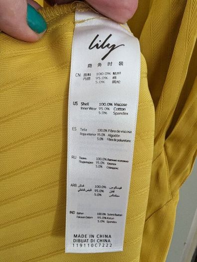 Luxury women's brand dress
