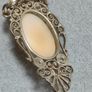 Vintage filigree Cameo shell pendant necklace Image 3