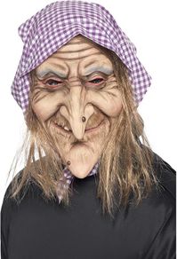 Halloween Old Witch Mask