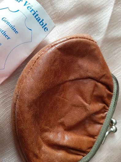 New genuine leather small purse