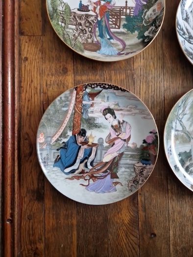geisha girl plates