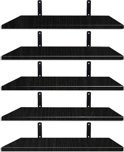 NEW SALE | Shelves Wood Wall Mounted Shelf, Rustic Shelves Set of 5