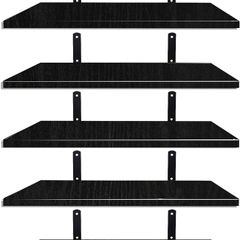 NEW SALE | Shelves Wood Wall Mounted Shelf, Rustic Shelves Set of 5