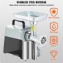 Electric Meat Grinder, 5 Lb/Min Capacity, 575W 800W MAX) Industrial Meat Mincer with Blade, Grinding Plate, Sausage Stuffing Blade and 3 Tubes, Aluminum Commercial Meat Grinder Image 2
